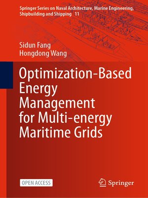 cover image of Optimization-Based Energy Management for Multi-energy Maritime Grids